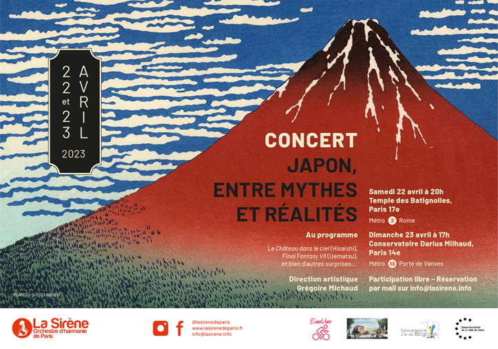 Affiche concerts Japon